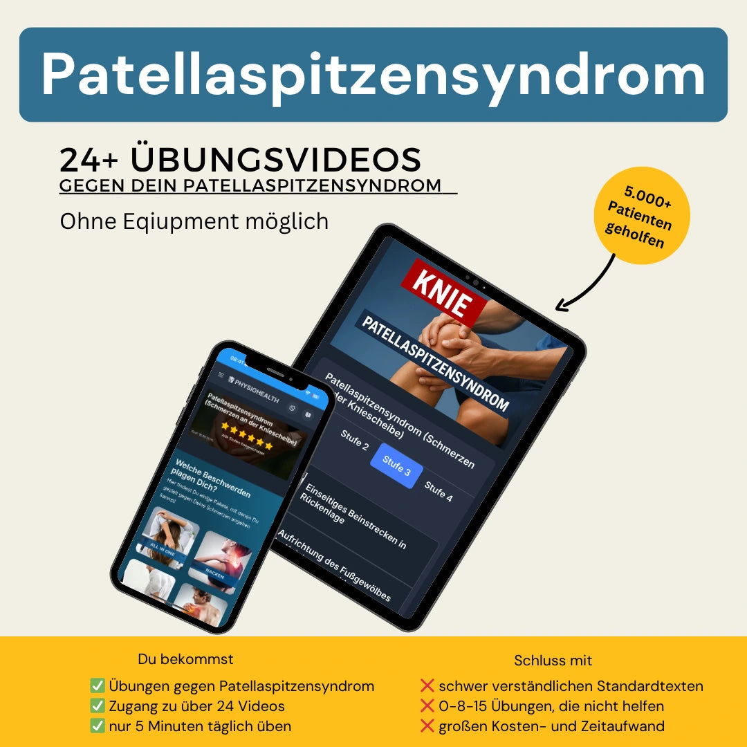Patellaspitzensyndrom (Schmerzen an der Kniescheibe)
